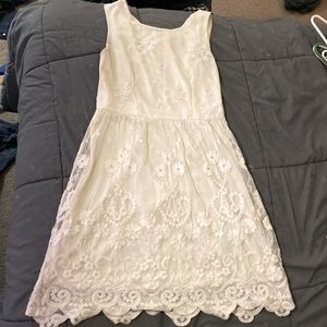 Lacy White Forever 21 Dress